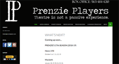 Desktop Screenshot of prenzieplayers.com